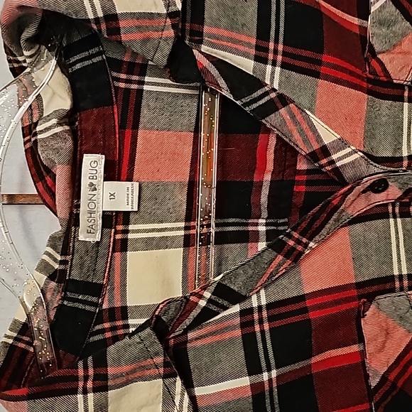 EUC plaid flannel - Picture 2 of 3